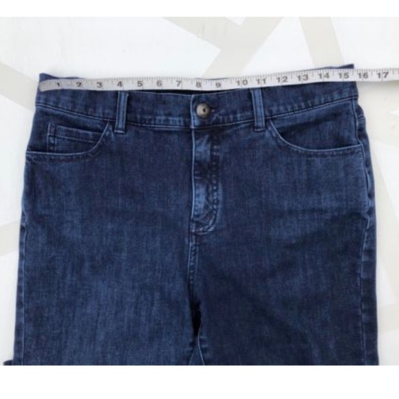 Soft Surroundings Classic Jeans Slim Straight 12 - Picture 7 of 8